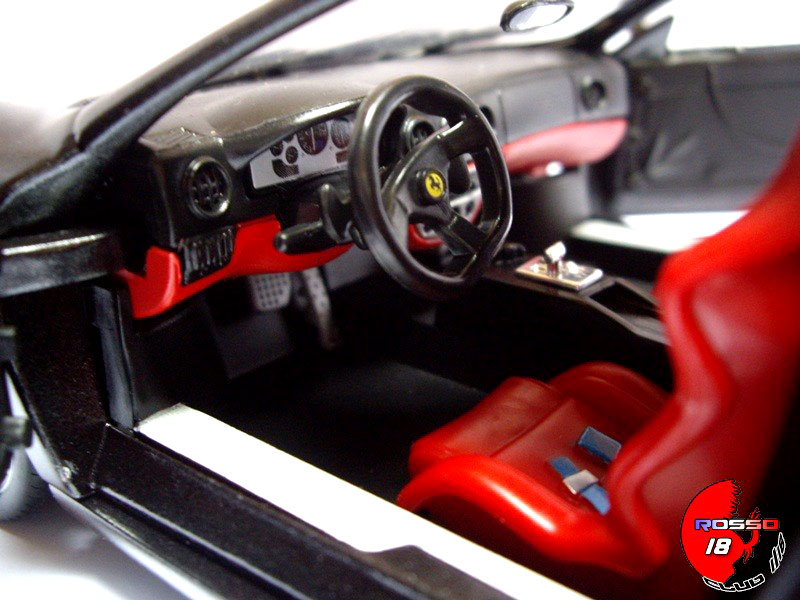 Ferrari 360 Modena 1/18 Hot Wheels Modena coupe cs noire